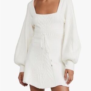 Free people White Knit Dress